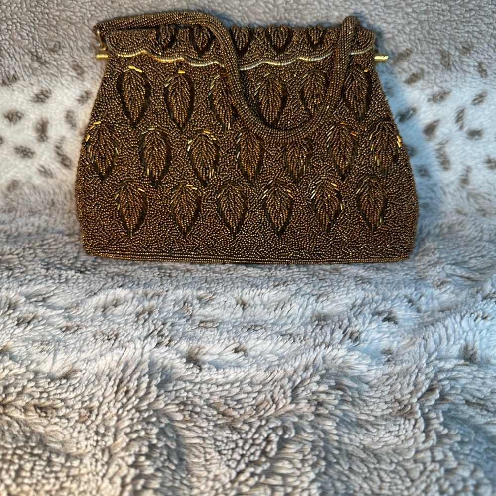 1960’s Copper Beaded Evening Bag